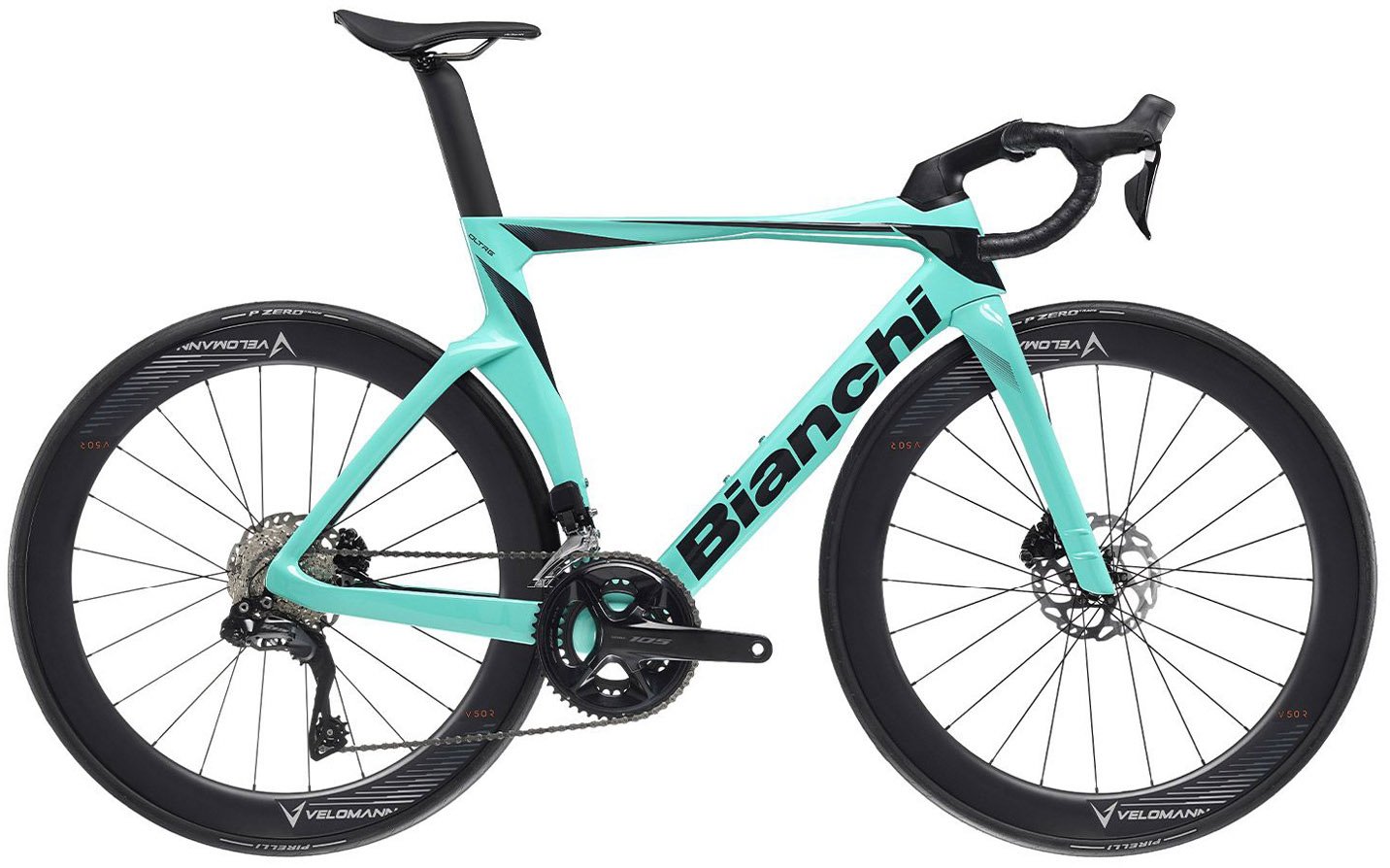 Bianchi Oltre Comp 105 Di2 24sp - Turkis