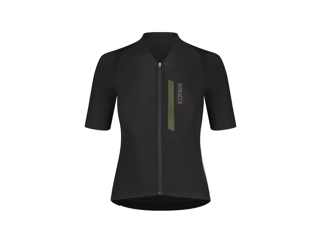 Bioracer Icon Gravel Jersey - Cykeltrøje - Korte Ærmer - Dame - Olive - XL