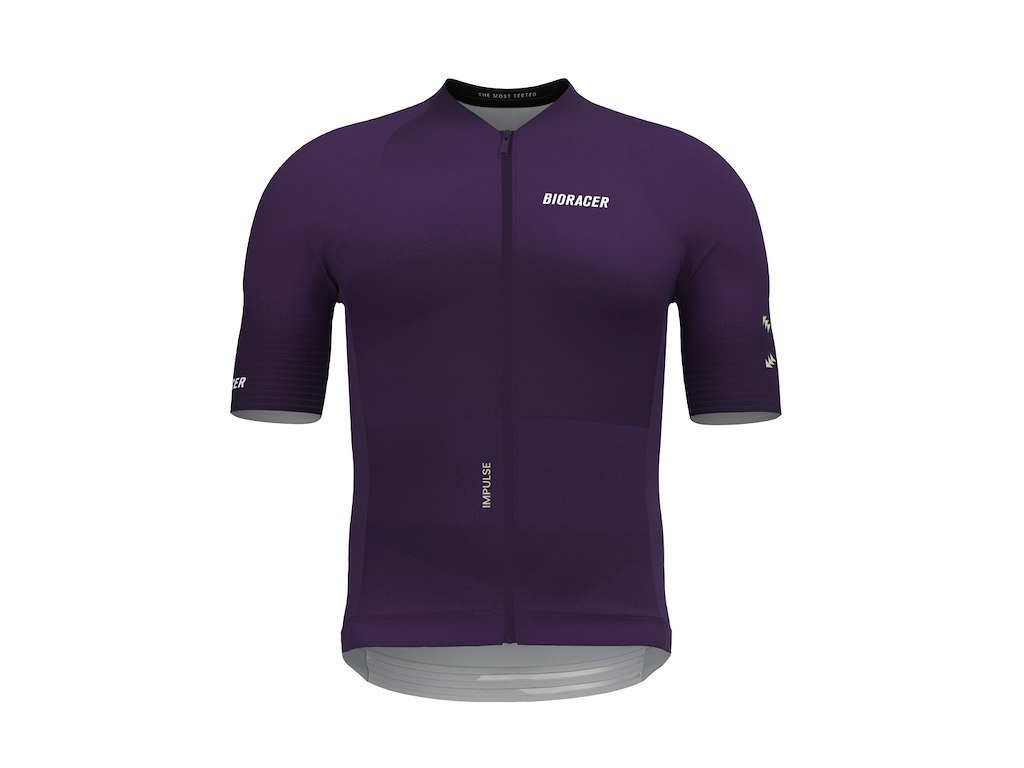 Bioracer Icon Impulse Jersey - Cykeltrøje - Korte Ærmer - Herre - Dark Violet - L