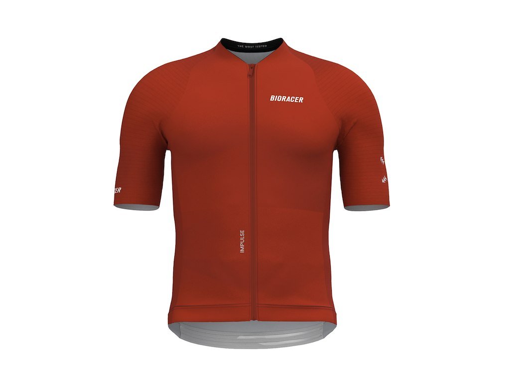 Bioracer Icon Impulse Jersey - Cykeltrøje - Korte Ærmer - Herre - Terra Cotta - S