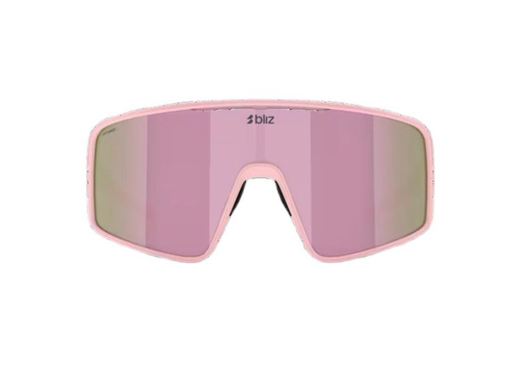 Bliz P001 XL (42) - Cykelbriller - Brown/rose multicolour lens - Matt powder pink