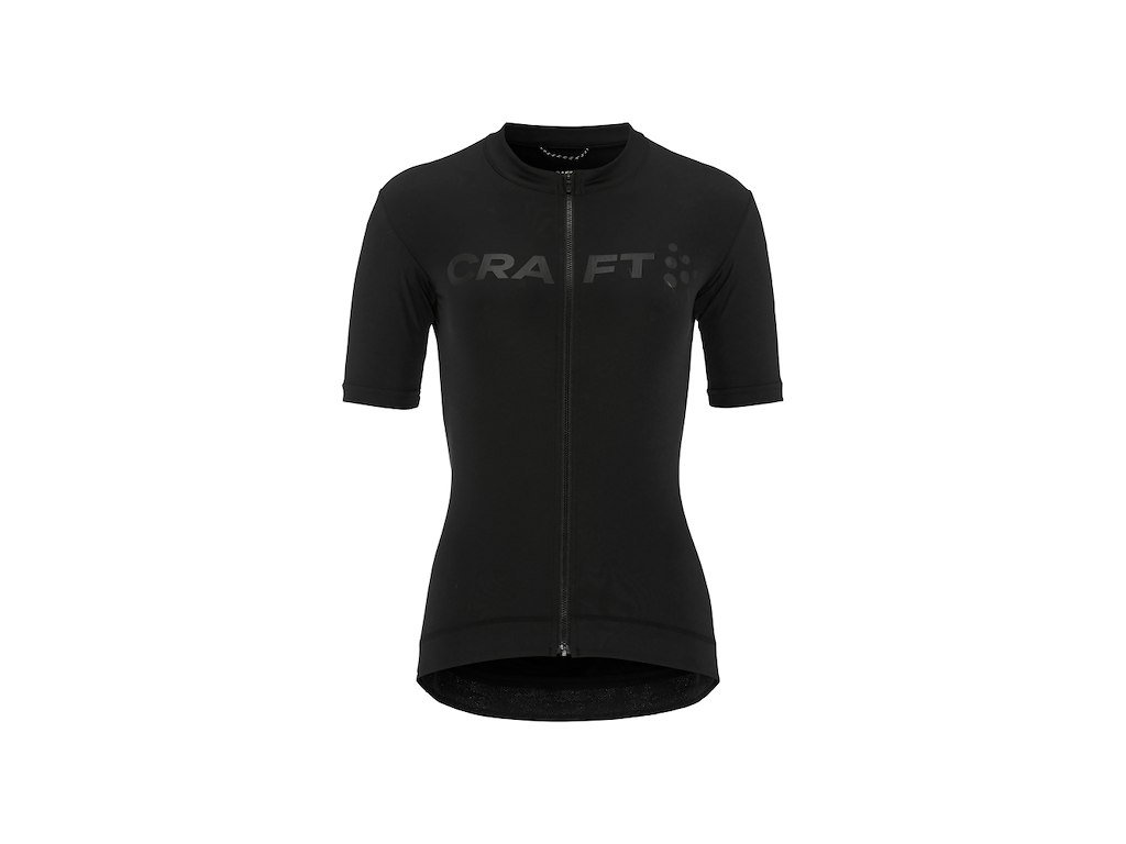 CRAFT Endur Logo Jersey - Cykeltrøje - Korte ærmer - Dame - Sort - Str. L