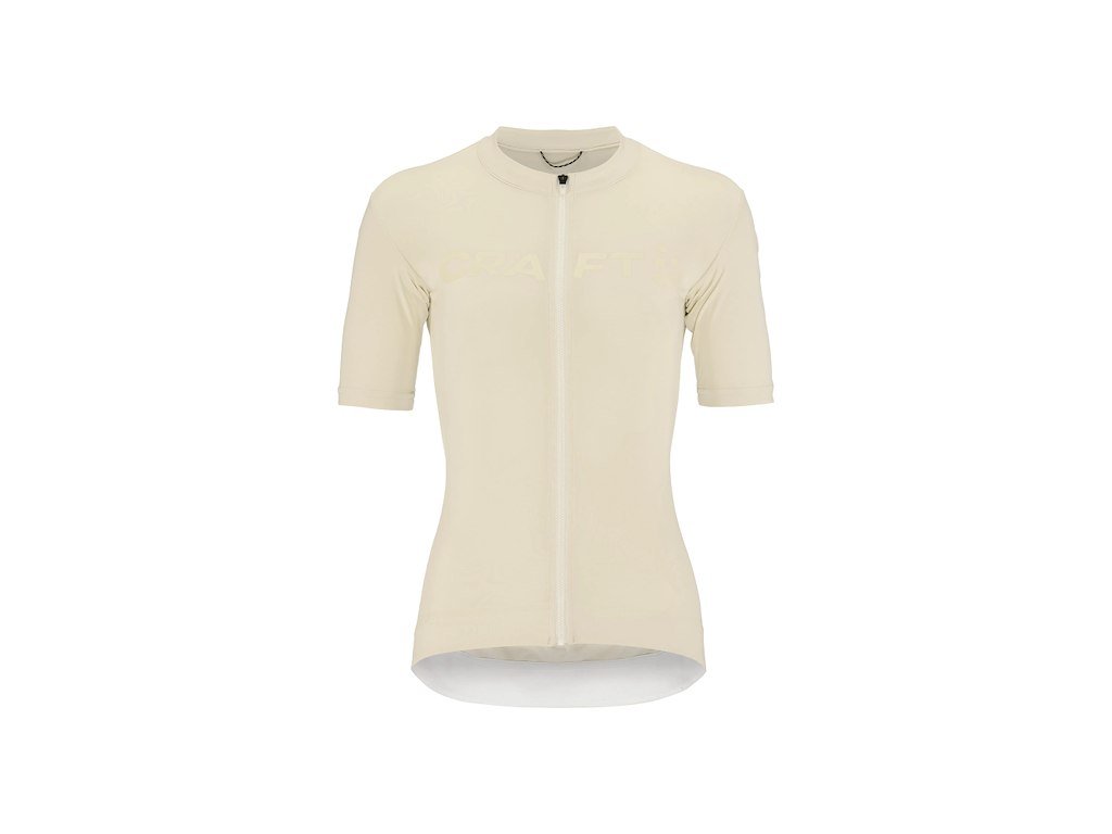 CRAFT Endur Logo Jersey - Cykeltrøje - Korte ærmer - Dame - Tofu - Str. XS