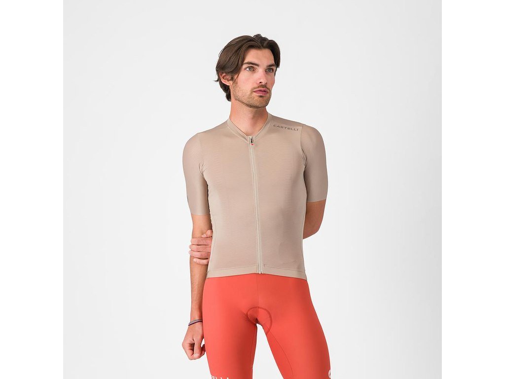 Castelli Espresso 2 Jersey - Cykeltrøje - Korte Ærmer - Herre - Clay - S