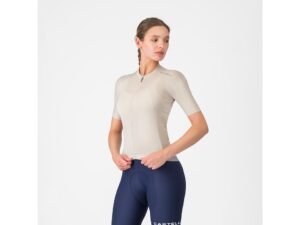 Castelli Espresso 2 W Jersey - Cykeltrøje - Korte Ærmer - Dame - Silver Moon - XXS