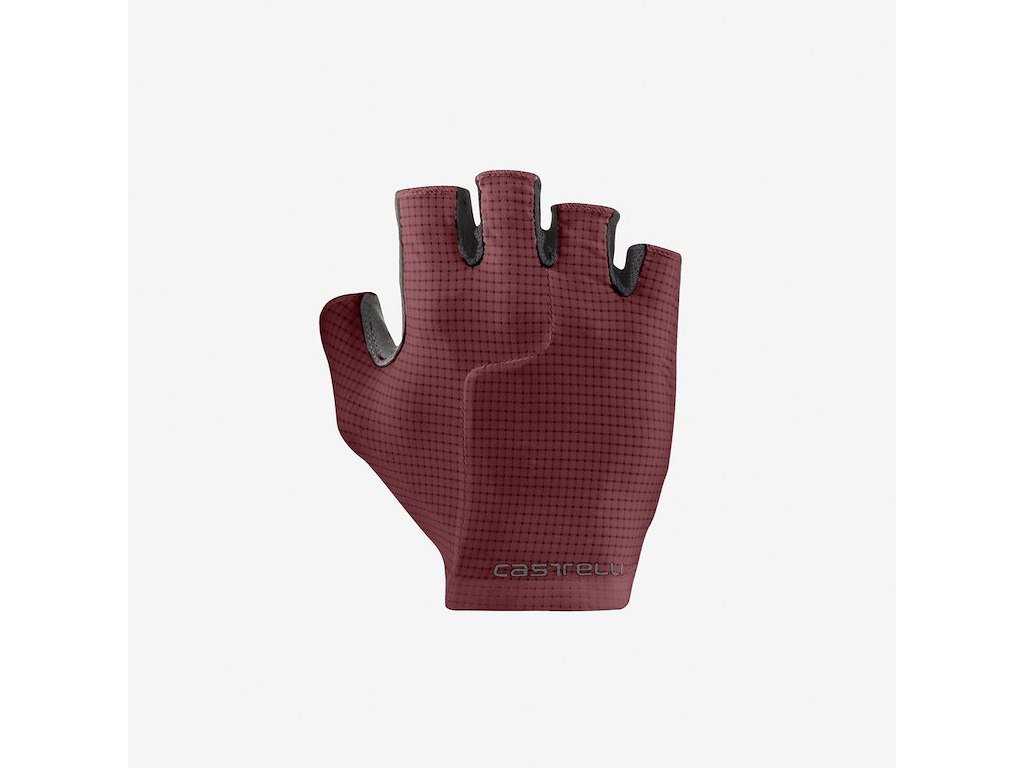 Castelli Premio Evo Glove - Cykelhandsker - Korte Fingre - Deep Bordeaux - XXL