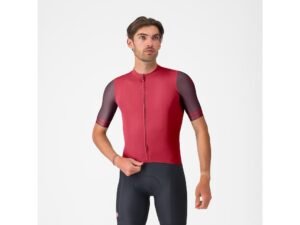 Castelli Prologo Lite 2 Jersey - Cykeltrøje - Korte Ærmer - Herre - Rich Red/Bordeaux - S