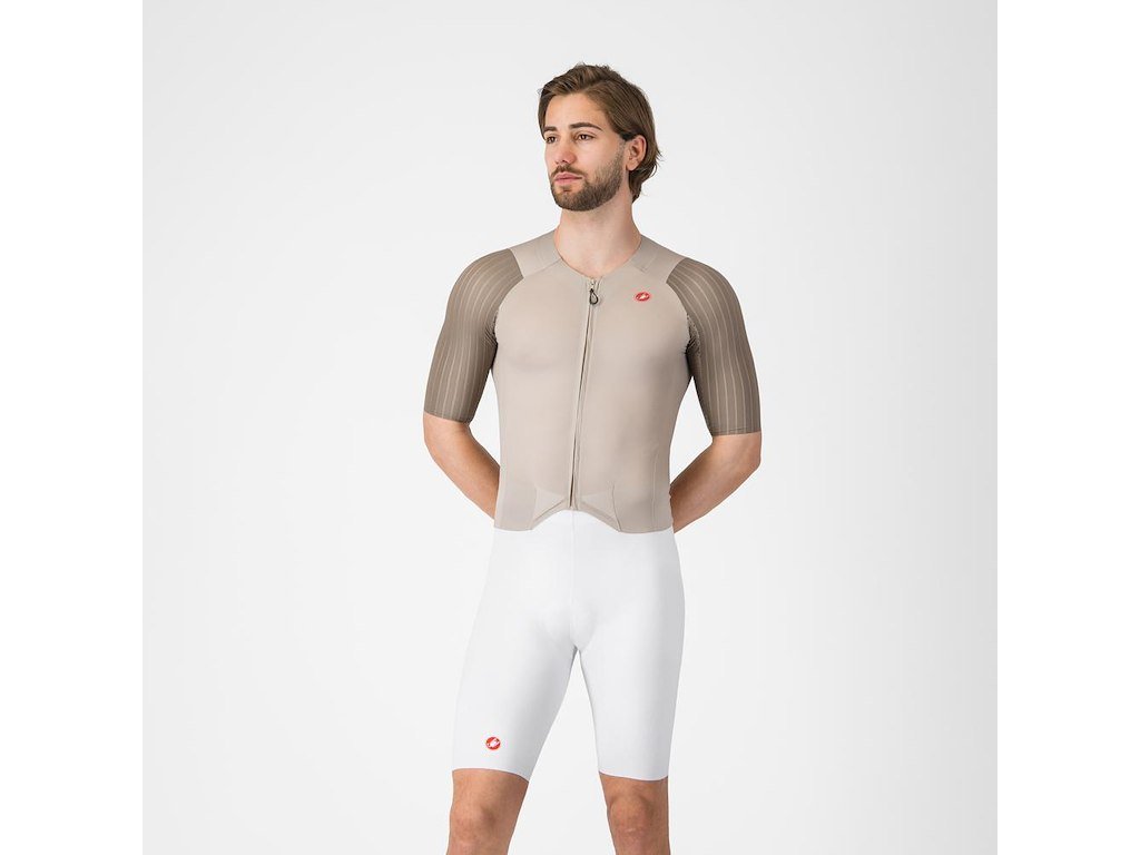 Castelli Sanremo S Speed Suit - Cykelshorts m/pude - Herre - Clay/white - M