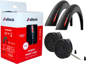 Continental Road Rubino V TP 700x28c/30c G2 Sampak (2 dæk + 2 slanger) - Black
