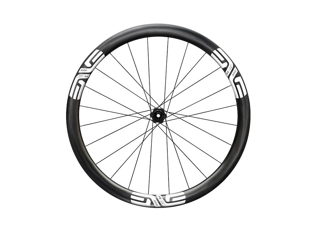 ENVE SES 3.4 baghjul Race 700c XDR Body Center Lock disc og E-Thru 12 x 142mm med hvide stickers