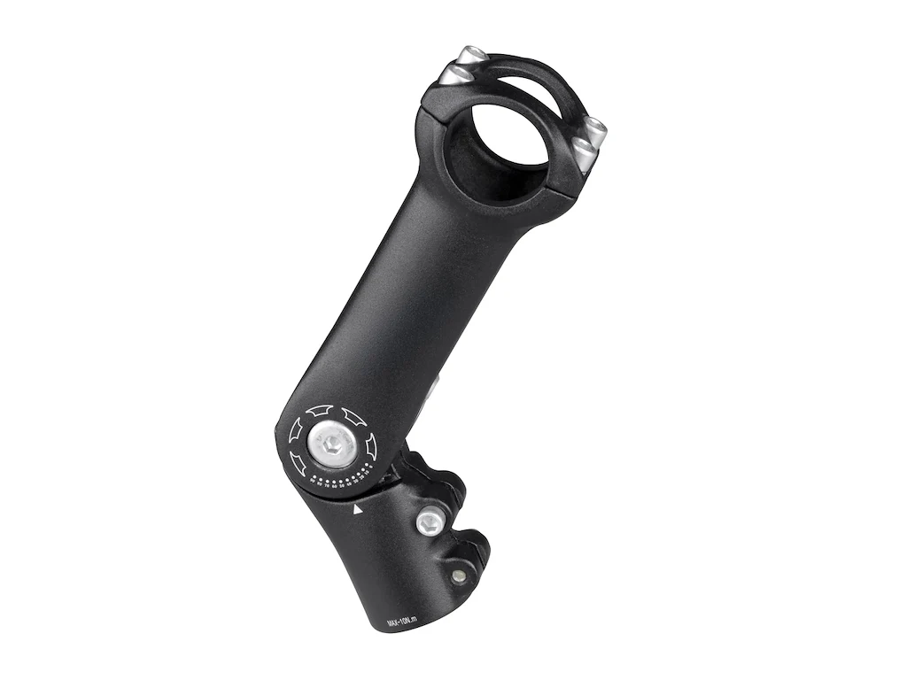 FORCE S6.3 frempind ø31,8/110mm justerbar i aluminium - Sort