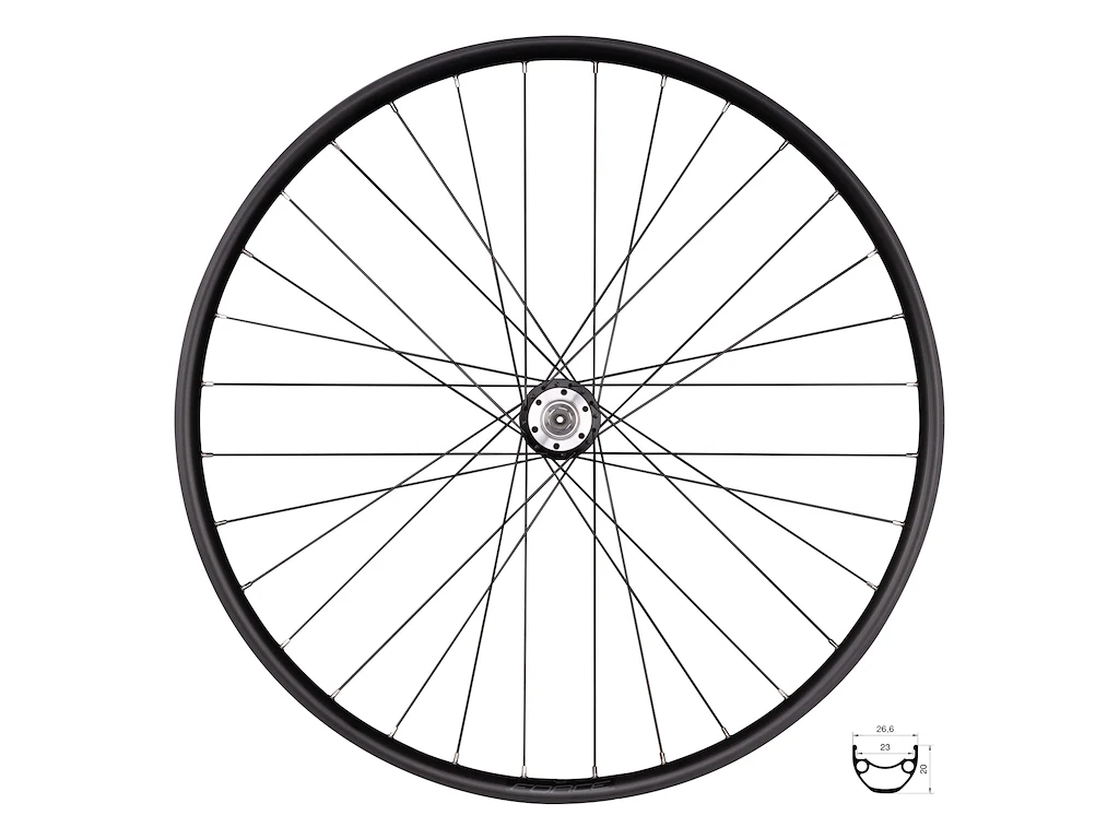 FORCE XC baghjul 29"(622x23) Shimano 8-11 gear Disc 6 bolt 32 eger huller
