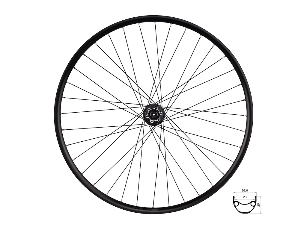 FORCE XC forhjul 29"(622x23) Disc 6 bolt 36 eger huller