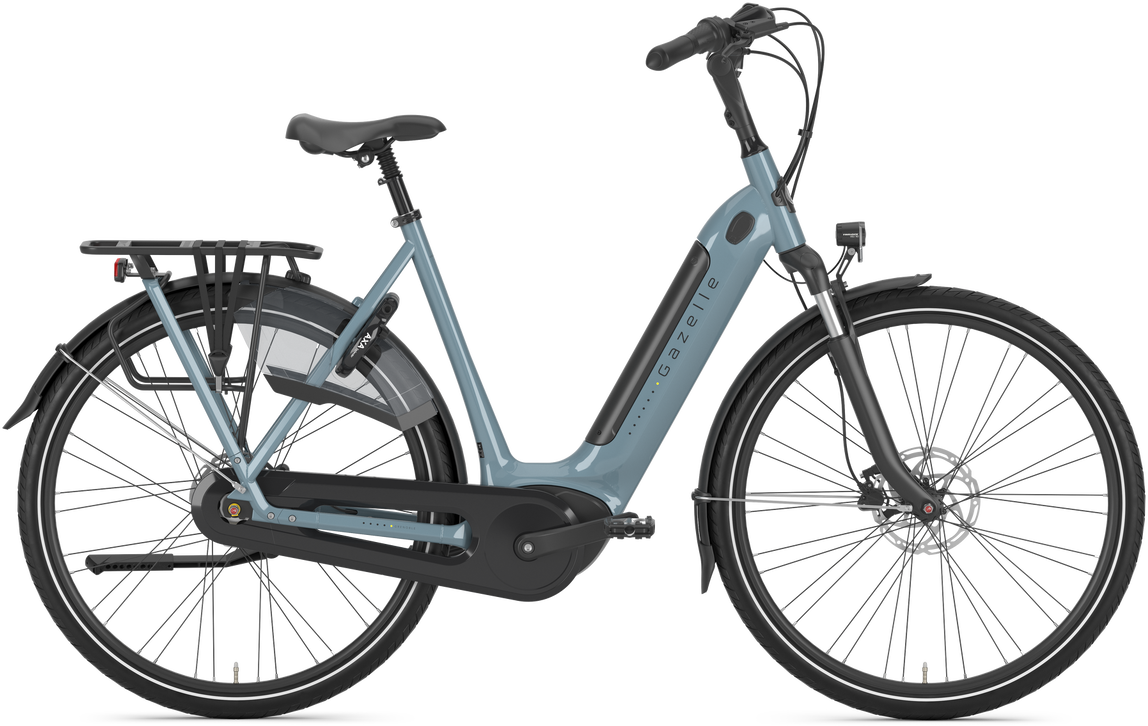 Gazelle Grenoble C7+ HMB Dame 2025 - Blå (Udstillingsmodel)