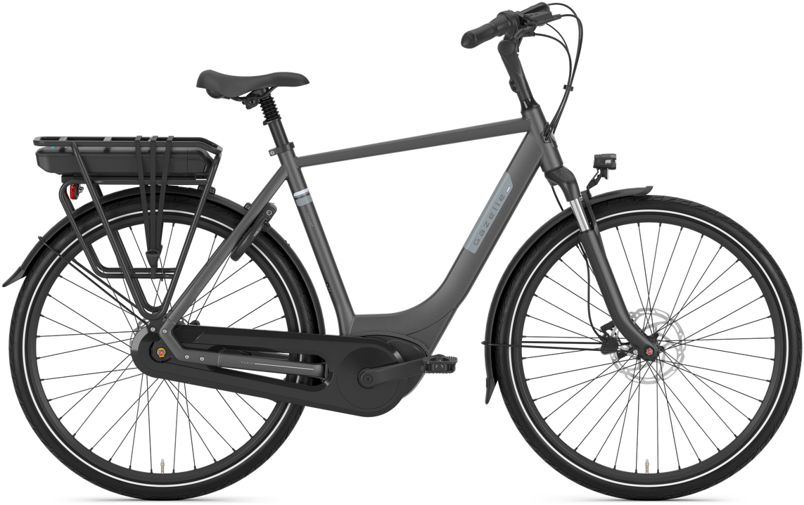 Gazelle Paris C7+ Herre 2026 - Anthracite Grey Mat