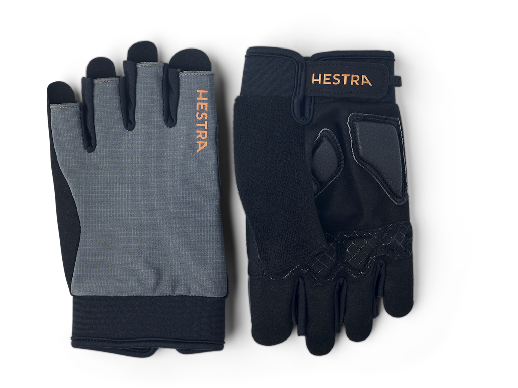Hestra Bike Guard Short - Cykelhandsker - Mørk Grå - str. 9