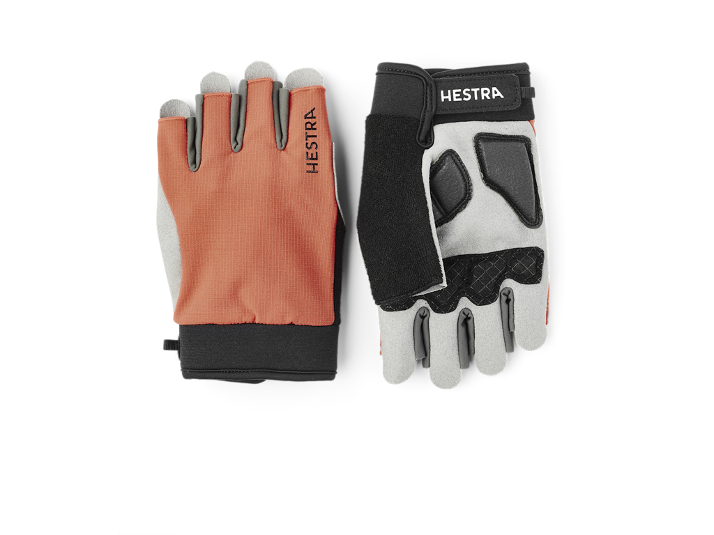 Hestra Bike Guard Short - Cykelhandsker - Orange - str. 9