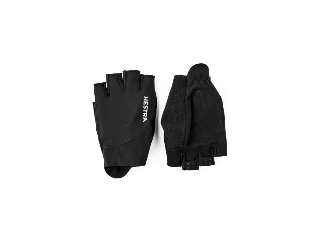 Hestra Spiro Short - Cykelhandsker - Sort/Sort - str. 10