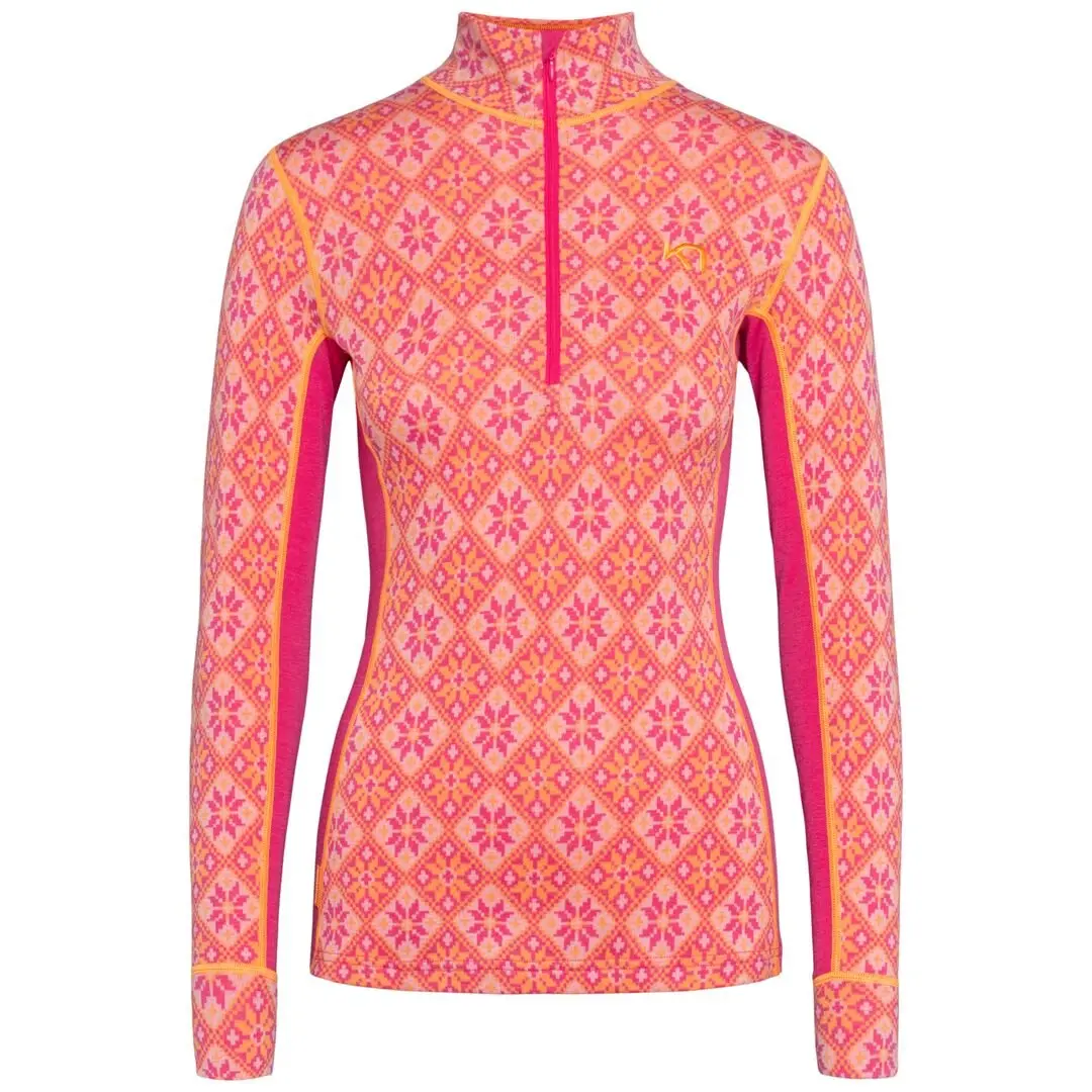 Kari Traa Rose H/Z Skiundertrøje Dame, Berry