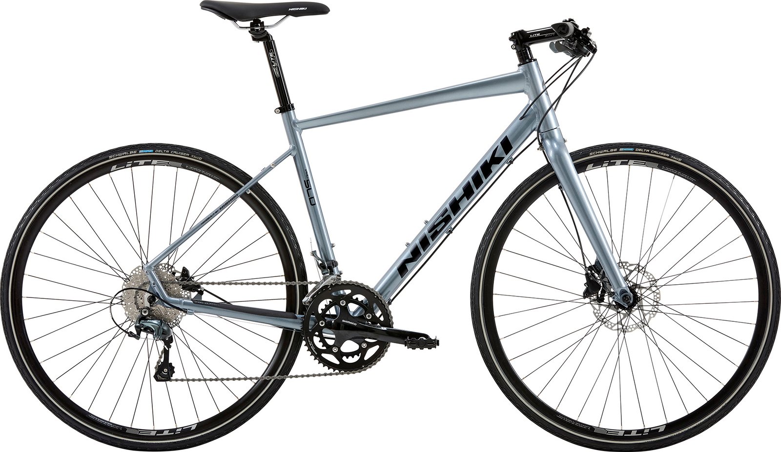 Nishiki Pro SLD Herre 20g Tiagra 2026 - Mørk Sølv