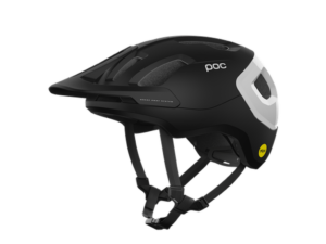 POC Axion Race MIPS - Cykelhjelm - Uranium Black Matt/Hydrogen White - Str. 48-52 cm