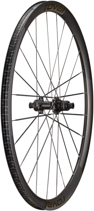 Roval Alpinist CLX III 700c Rear - Satin Carbon/Gloss Black