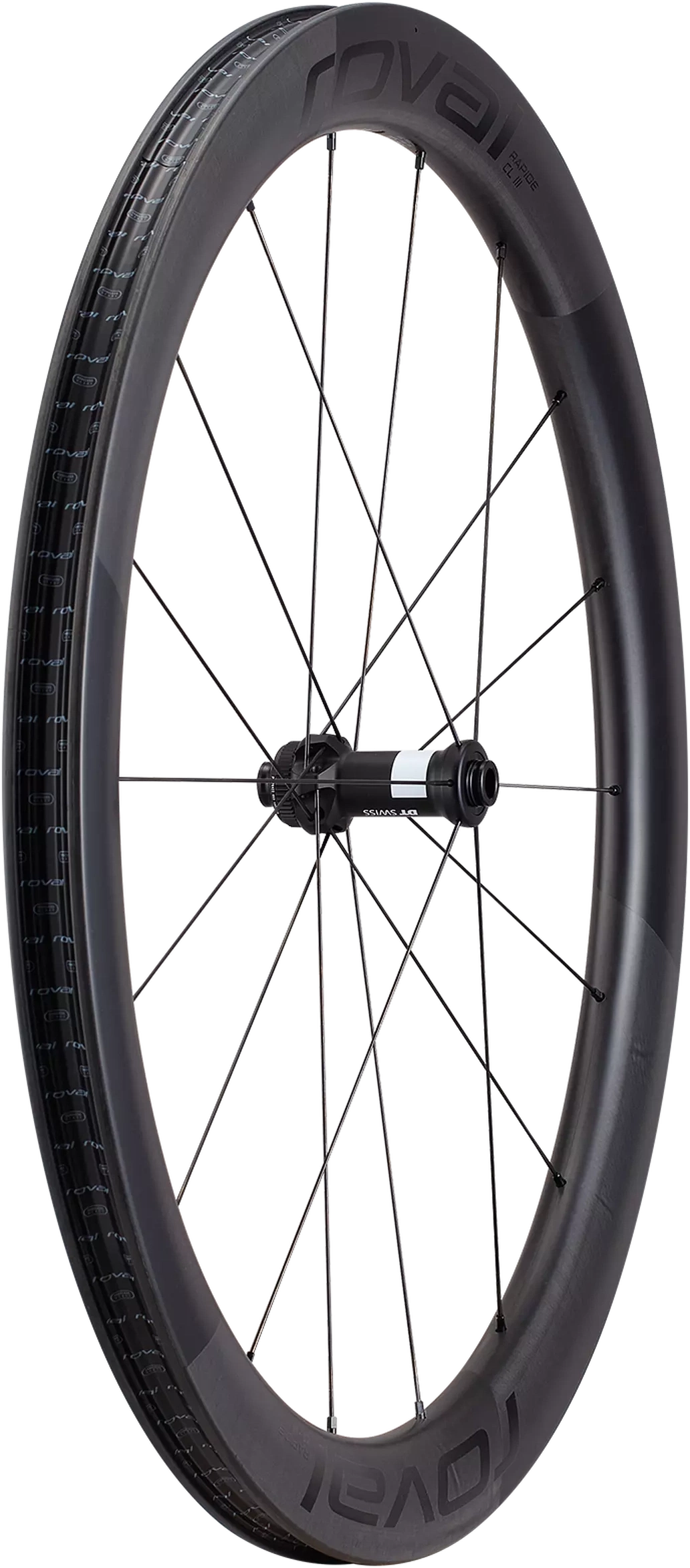 Roval Rapide CL III 700c Front - Satin Carbon/Satin Black
