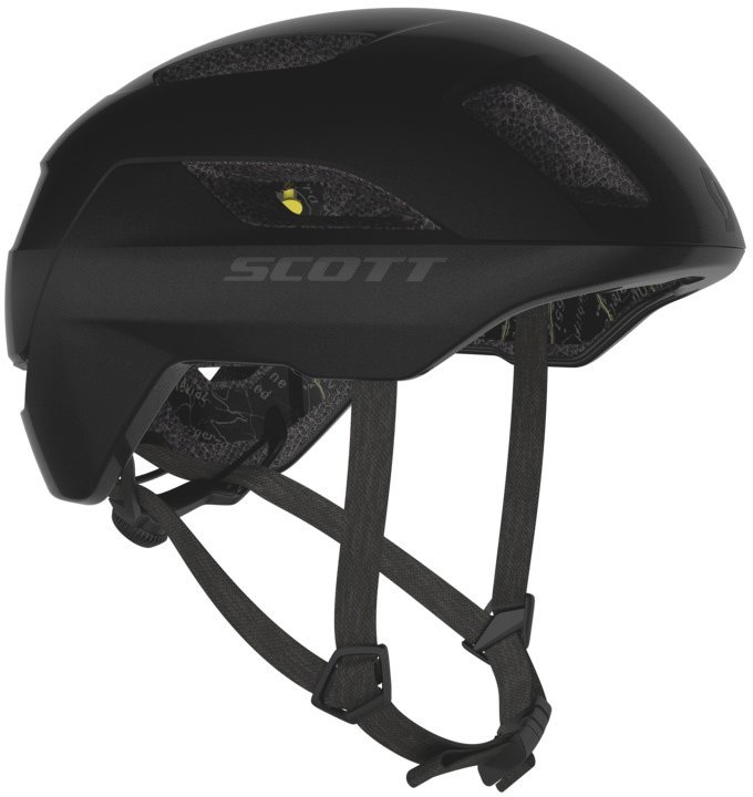Scott La Mokka Plus Sensor (MIPS) m. LED lys inkl. bremselys Hjelm - Sort