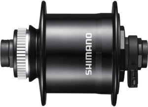 Shimano Navdynamo DH-UR705-3D 100mm E-THRU akseldesign Shimano Navdynamo DH-UR705-3D 100mm E-THRU akseldesign
