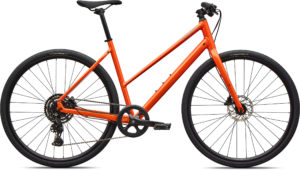 Specialized Sirrus X 2.0 Step-Through 2027 - Gloss Tangerine / Shadow Silver Specialized Sirrus X 2.0 Step-Through 2027 - Gloss Tangerine / Shadow Silver