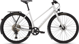 Specialized Sirrus X 3.0 Step-Through EQ 2027 - Gloss Dove Grey / Metallic Pine Specialized Sirrus X 3.0 Step-Through EQ 2027 - Gloss Dove Grey / Metallic Pine