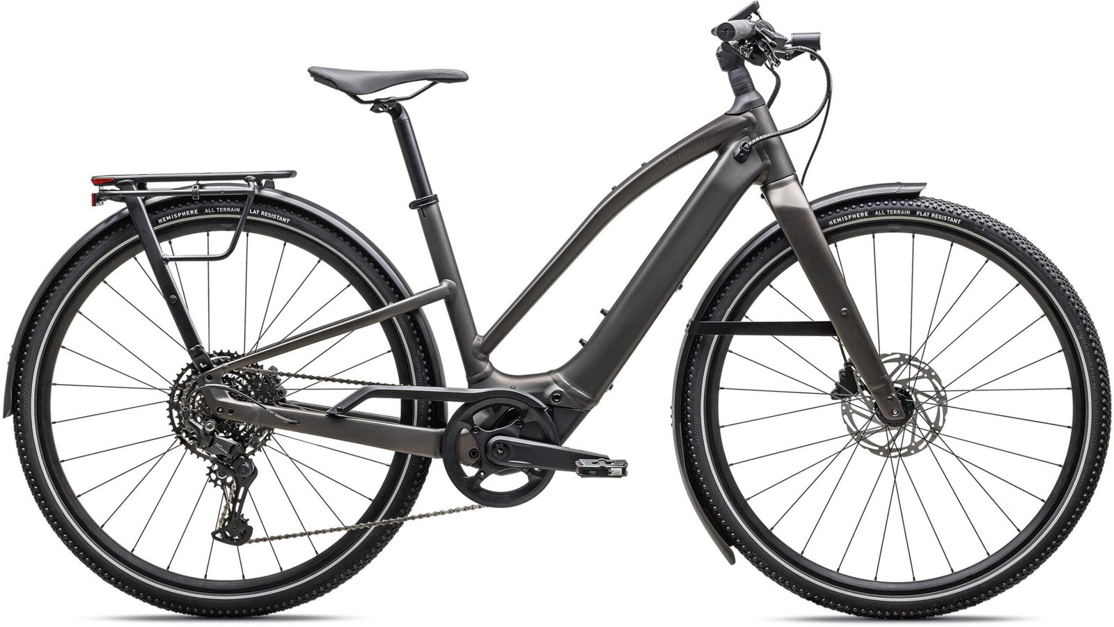 Specialized Turbo Vado SL 2 4.0 Step-Through 2026 - Satin Gunmetal / Smoke Frost