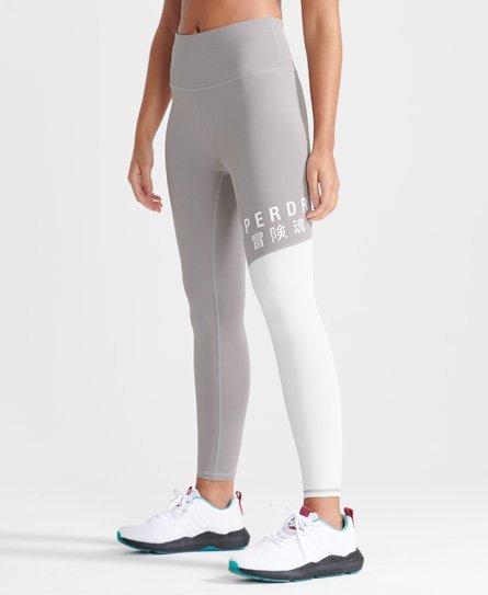 Sport 7/8 Training leggings med grafik