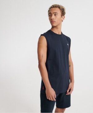 Superdry Ærmeløs Collective T-shirt i økologisk bomuld
