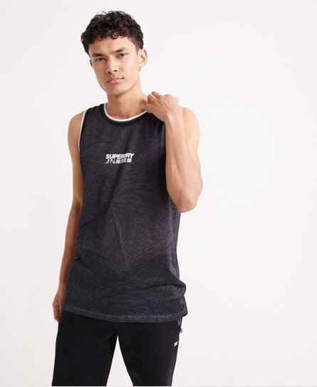 Superdry Ærmeløs T-shirt i Camo-design