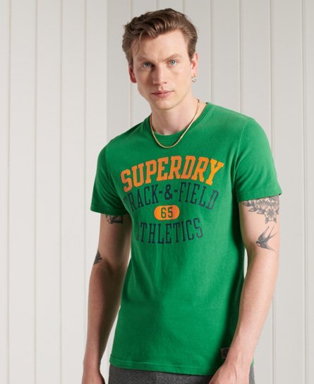 Superdry Ærmeløs Track & Field T-shirt i almindelig kvalitet med graf
