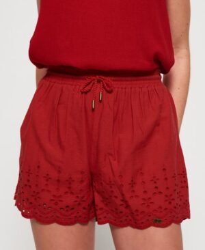 Superdry Annabelle shorts med broderi