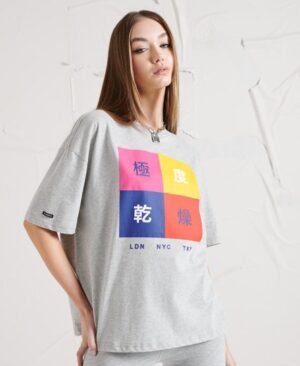 Superdry Blokfarvet T-shirt med symboler