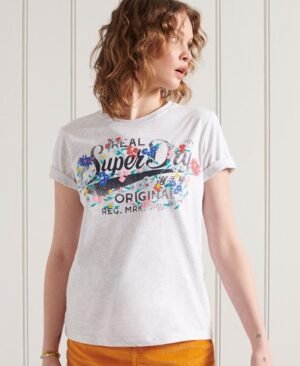Superdry Blomstret Real Originals T-shirt