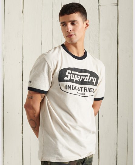 Superdry Boho T-shirt med grafik og kontrastfarver