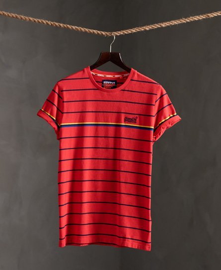 Superdry Breton T-shirt med striber, fremstillet i økologisk bomuld