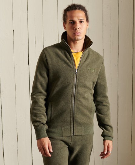 Superdry Broderet Vintage Logo træningstop med lynlås