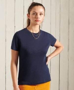 Superdry Cali T-shirt med rund hals og pointelle-design