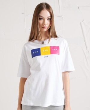 Superdry City Unity T-shirt med firkantet snit