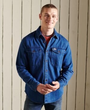 Superdry Denim arbejdsskjorte