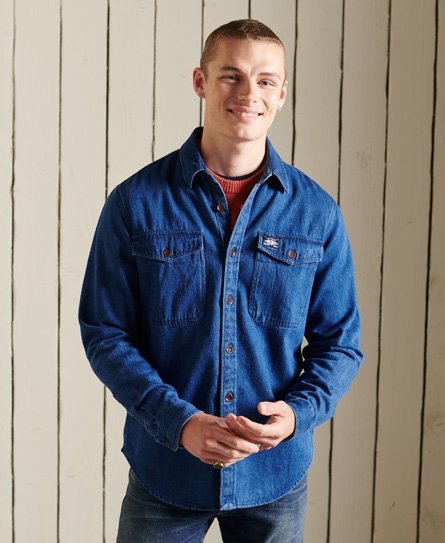 Superdry Denim arbejdsskjorte