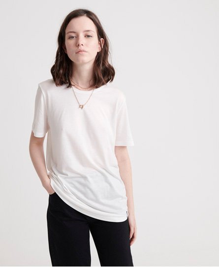 Superdry Edit Tencel T-shirt med rund hals