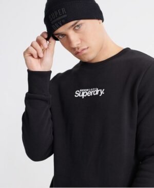 Superdry Essential Core Logo sweatshirt med rund hals