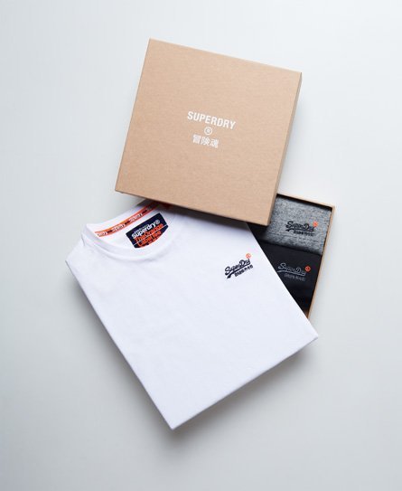 Superdry Gavesæt med Vintage Logo T-shirt, 3-pak