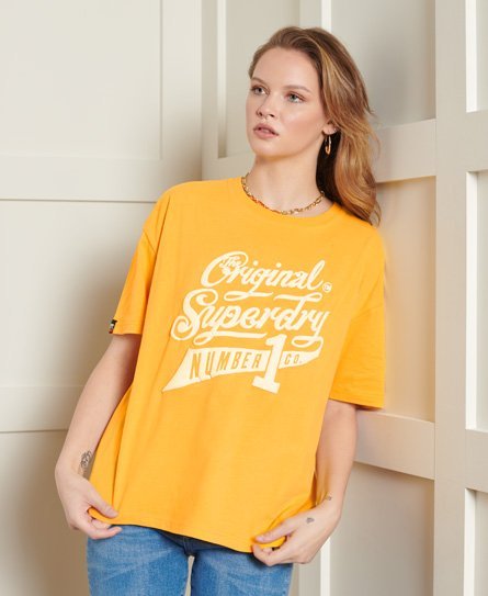 Superdry Heritage 9 T-shirt med firkantet pasform